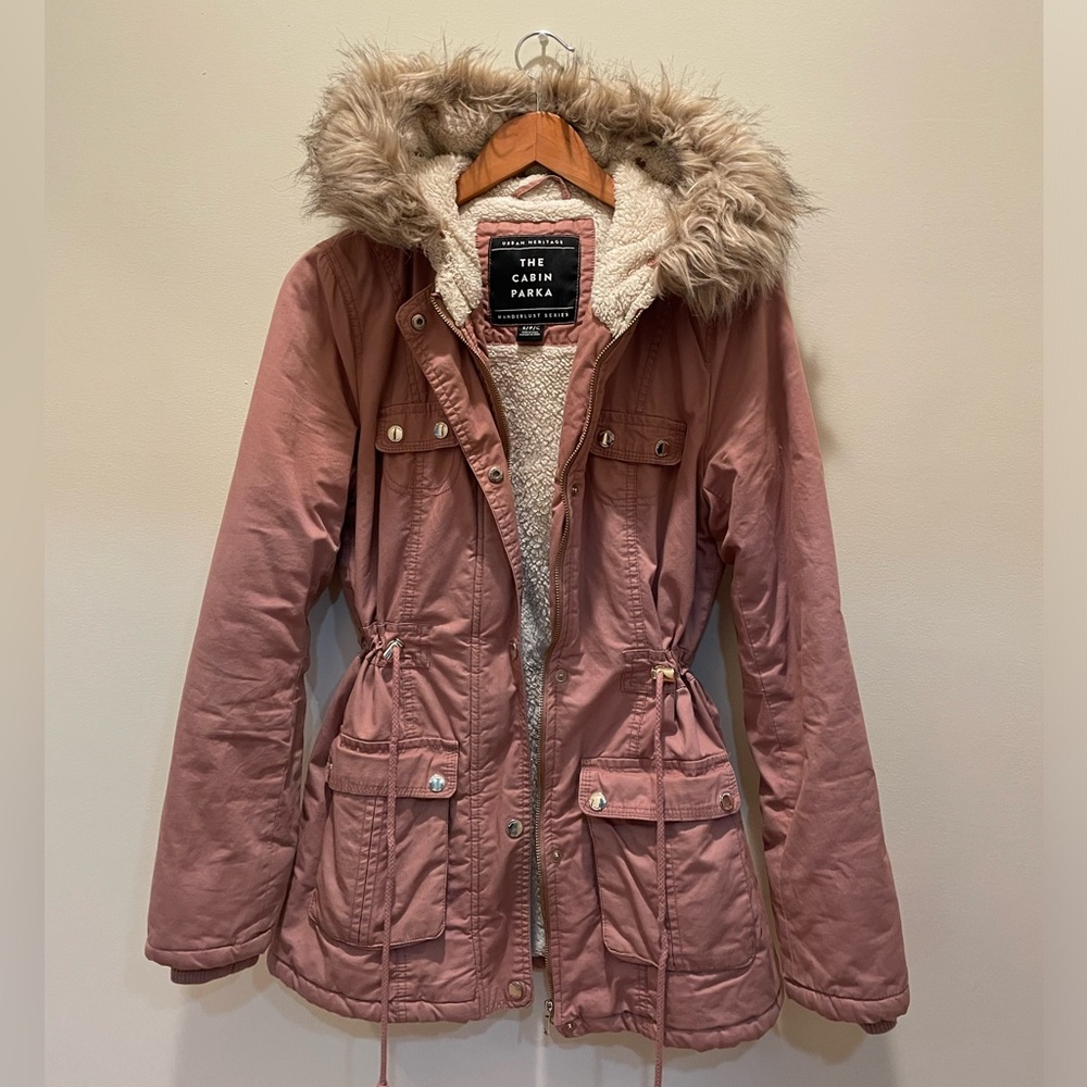 Pink Parka - Urban Heritage (Small) - like new